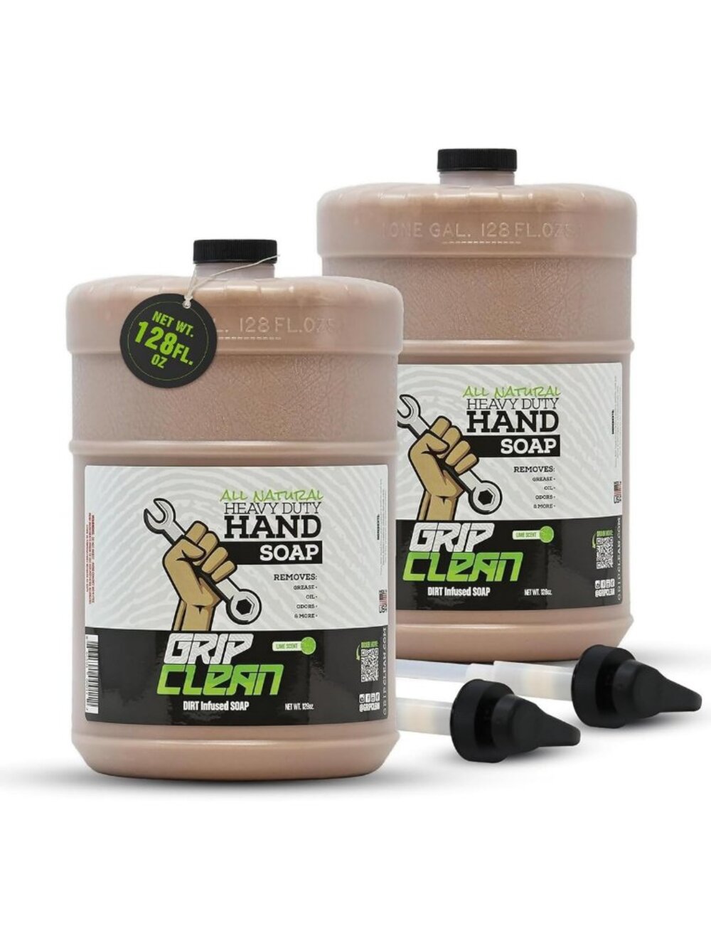 Heavy Duty Hand Cleaner for Mechanics - Natural Pumice, 2 Gallons, Tough on